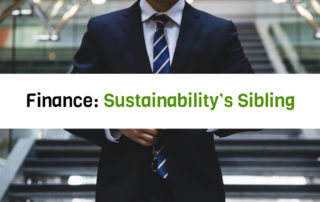 Finance: Sustainability's Sibling - Apr 25th, 2024